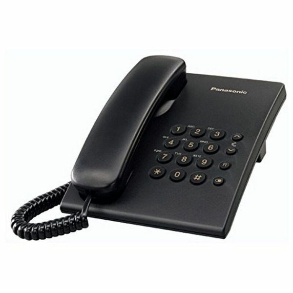 Telefon Fiksni Panasonic KX-TS500EXB Črna