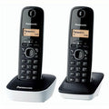 Téléphone Sans Fil Panasonic KX-TG1612 Ambre Noir/Blanc