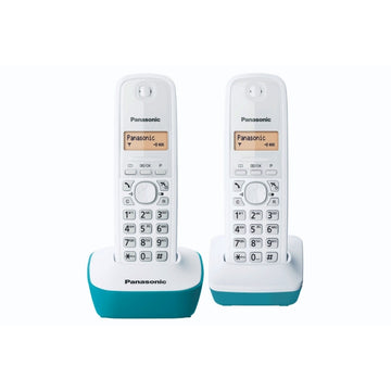 Téléphone Sans Fil Panasonic KX-TG1612FRC Ambre Bleu/Blanc
