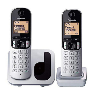 Brezžični telefon Panasonic Corp. DUO KX-TGC212SPS (2 pcs) Črna/Srebrna