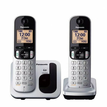 Téléphone Sans Fil Panasonic KX-TGC212 (2 pcs) Ambre Argenté Métallisé