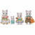 Zubehör für Puppenhaus Sylvanian Families 5738 Latte Cat Family