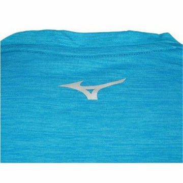 T-shirt à manches courtes homme Mizuno  Impulse  Bleu Bleu ciel