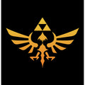 Short Sleeve T-Shirt The Legend of Zelda Hyrule Logo Black Unisex