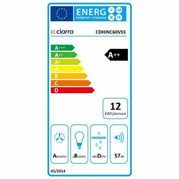 Konventioneller Rauchfang Ciarra 60 cm