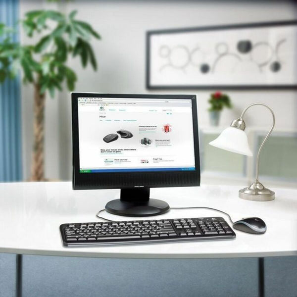 Tastatur und optische Maus Logitech Desktop MK120 1000 dpi USB