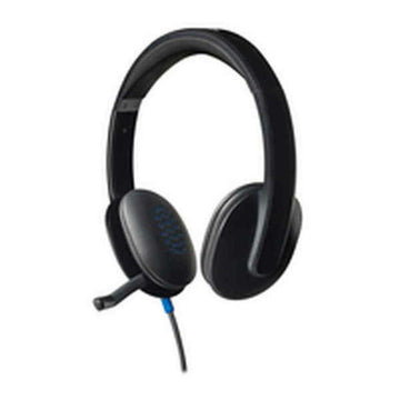 Casque avec Microphone Gaming Logitech 981-000480 Blanc Noir