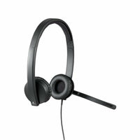 Headphones with Headband Logitech H570e Black