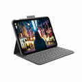 iPad-Case + Tastatur Logitech Slim Folio Grau Qwerty Spanisch