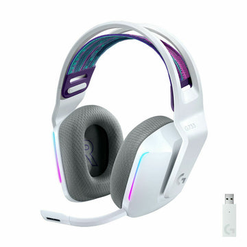 Casques avec Microphone Logitech G733 Wireless Headset Blanc