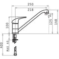 Kitchen Tap Pyramis 090 919 701 White Stainless steel Granite