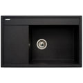 Sink with One Basin Pyramis 070 091 201 Black