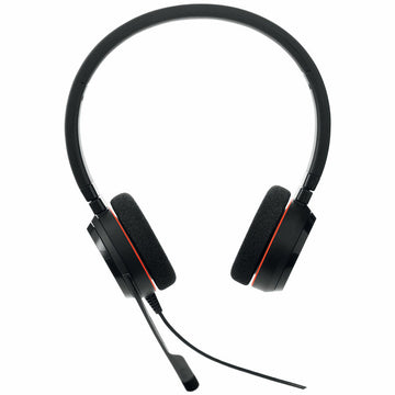 Headphones with Microphone Jabra Evolve 20 MS stereo Black