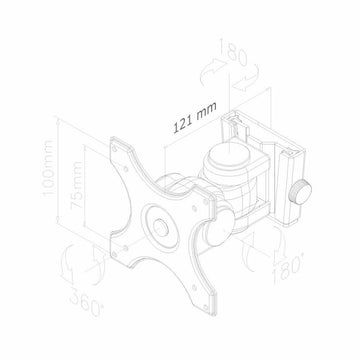 Support de TV Neomounts FPMA-W250BLACK      