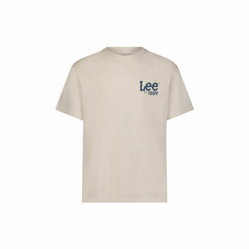 Men’s Short Sleeve T-Shirt Lee Loose Light brown