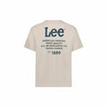 Men’s Short Sleeve T-Shirt Lee Loose Light brown