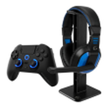 Contrôle des jeux Noir/Bleu Bluetooth PlayStation 4