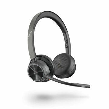 Bluetooth Kopfhörer mit Mikrofon Poly Voyager 4320 UC Schwarz