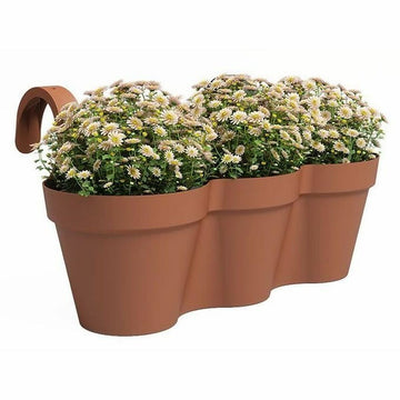 Plant pot Artevasi 54 x 30,5 x 28 cm Terracotta Plastic