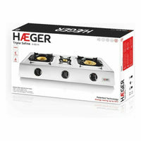 Plinski štedilnik Haeger 3-N5-H Nerjaveče jeklo