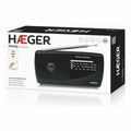 AM / FM radio Haeger PR-TRI.002A Črna