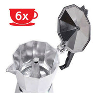 Italian Coffee Pot Haeger Moka Aluminium
