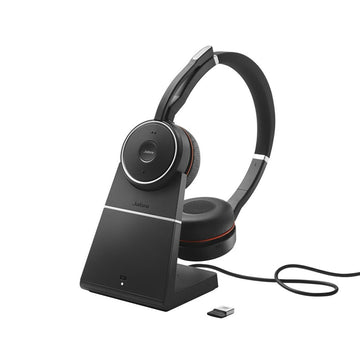 Casques avec Microphone Jabra Evolve 75 Noir