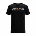 Men’s Short Sleeve T-Shirt JJECORP LOGO TEE SS Jack & Jones 12137126 Black (M) (1 Unit)