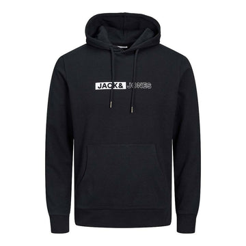 Men’s Hoodie Jack & Jones  JJNEO SWEAT HOOD 12223701 Black