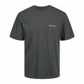 Herren Kurzarm-T-Shirt Jack & Jones Jorvesterbro Dunkelgrau