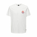 Herren Kurzarm-T-Shirt Only & Sons Onskye Reg Weiß