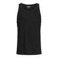 Tanktop Mann Jack & Jones Tampa Slub Schwarz