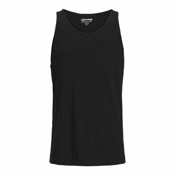 Tank Top Men Jack & Jones Tampa Slub Black