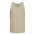 Tank Top Men Jack & Jones Jortampa Slub Beige