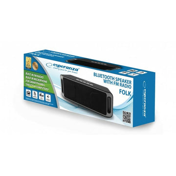 Tragbare Bluetooth-Lautsprecher Esperanza EP126KE Schwarz Grau 6 W