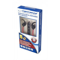 Sport Bluetooth Headset Esperanza EH186K Black Red