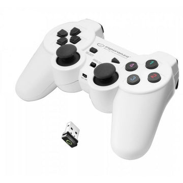 Commande Gaming Sans Fil Esperanza Gladiator GX600 USB 2.0 Blanc PC PlayStation 3