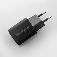 Wall Charger Qoltec 50764 Black 35 W