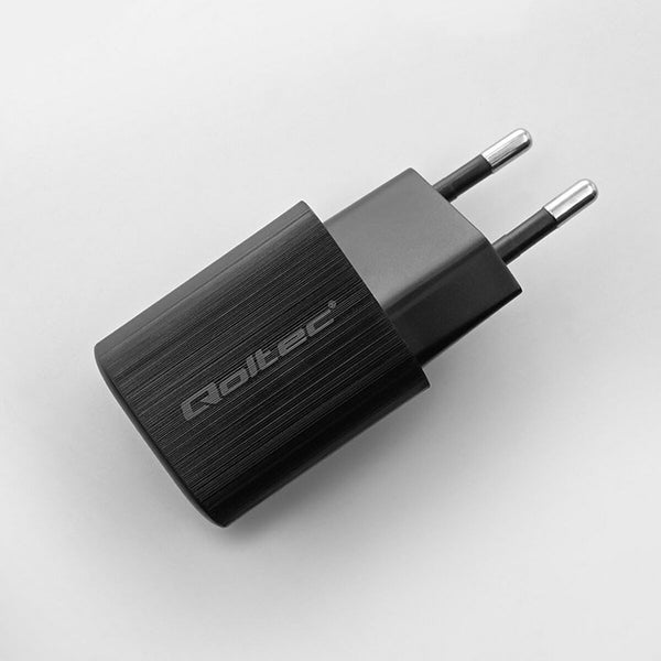 Wall Charger Qoltec 50764 Black 35 W