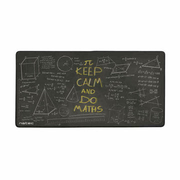 Tapis Gaming Natec Maths Jaune Blanc Noir Imprimé