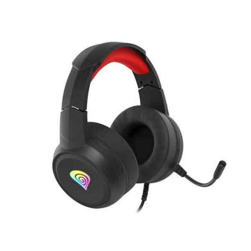 Casque avec Microphone Gaming Natec NSG-1609 Noir Rouge