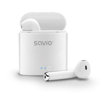 Écouteurs in Ear Bluetooth Savio TWS-01 Blanc