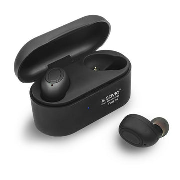 Bluetooth in Ear Headset Savio TWS-04 Schwarz Graphit