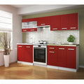 Kitchen furniture Red PVC Plastic Melamin 40 x 31 x 55 cm