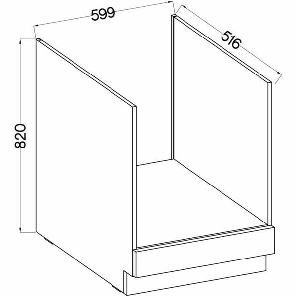 Oven housing Grey