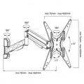 Nosilec za TV MacLean MC-784 55" 23" 21 kg