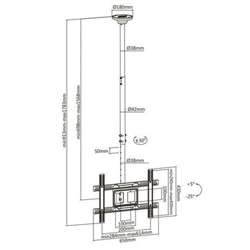 Nosilec za TV MacLean MC-803 23" 100" 50 kg