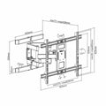 Nosilec za TV MacLean MC-881 37" 80" 60 Kg