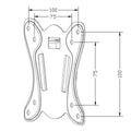 TV Halterung MacLean MC-715A 27" 13" 25 kg