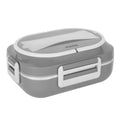 Boîte à lunch N'oveen LB540 Gris foncé Acier inoxydable 1 L 24 x 11 x 18,5 cm